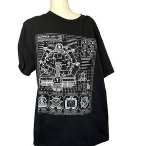 Teenage Mutant Ninja Turtles T-shirt 2 xl  men Black short sleeve Lootwear Nick